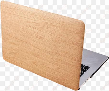 wooden laptop case - laptop