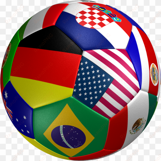 world cup flag ball