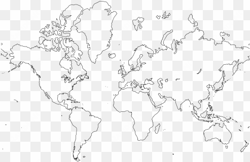 world map outline amazing race party - world map black and white outline printable