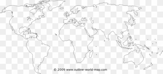 world map outlines vector black and map of world - world map outline png