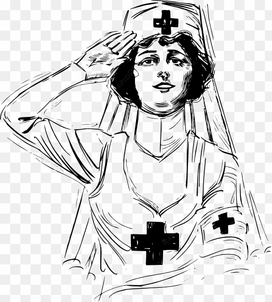 world war 1 nurse drawing