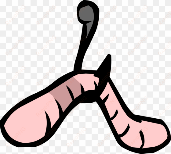 worm - png - club penguin fishing hook