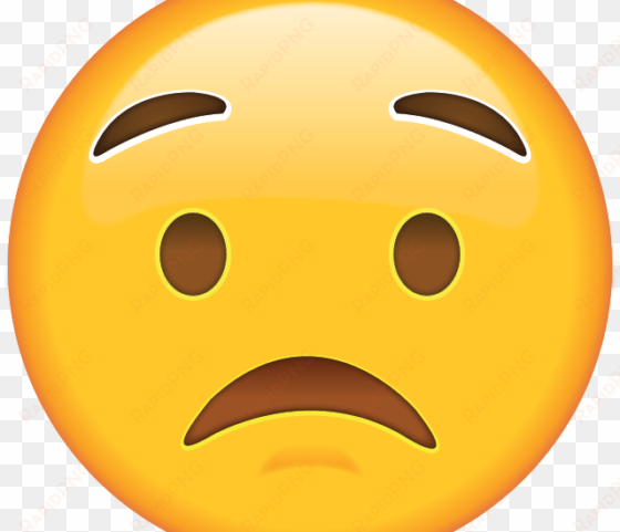 Worried Emoji Feature - Don T Worry Emoji transparent png image