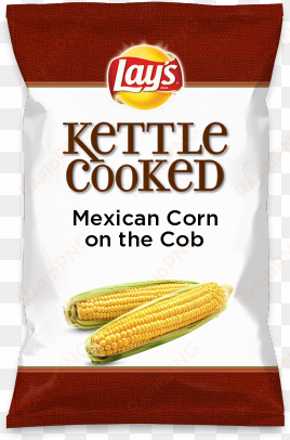 wouldn't mexican corn on the cob be yummy as a chip - lays kettle cooked potato chips, creamy mediterranean