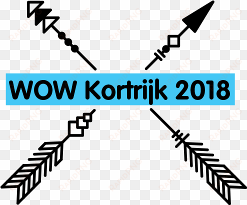 wowkortrijk2018 wow kortrijk howest hogeschool west-vlaanderen - crossed arrows with heart