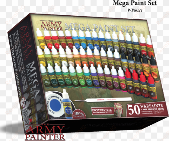 wpmega - army painter - warpaints mega paint set iii