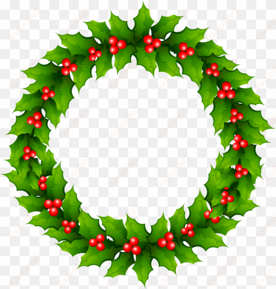 wreath clipart mistletoe - christmas wreath icon