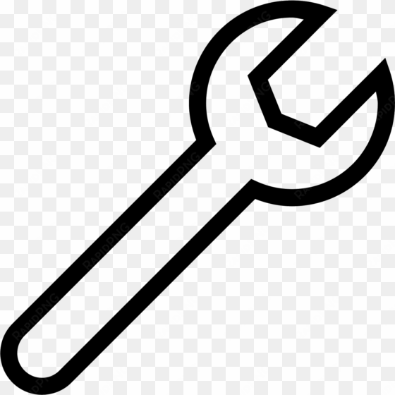 wrench vector png - drawing of wrench
