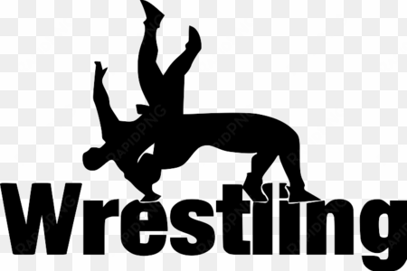 wrestling png - wrestling clipart black and white