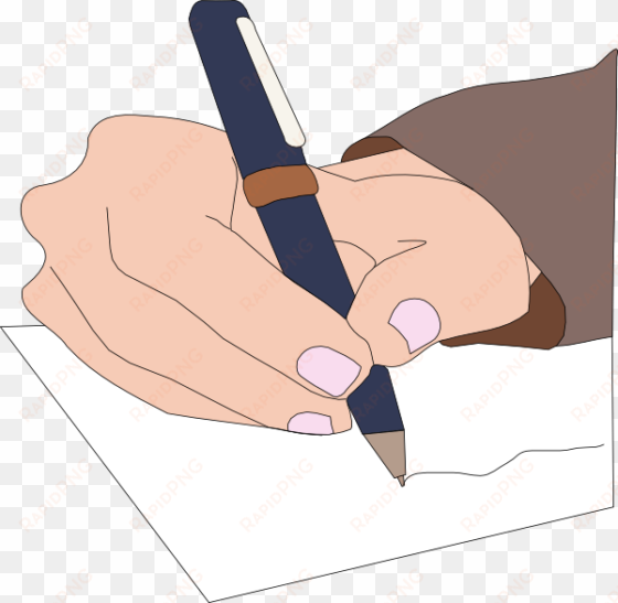 writing - person writing clip art