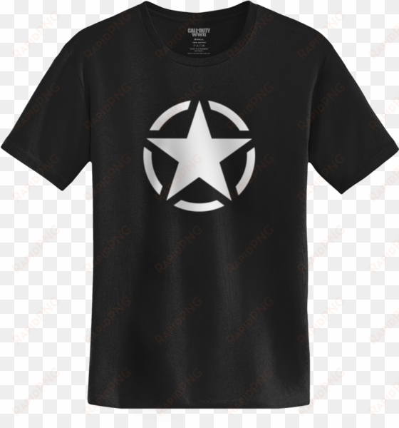 wwii star tee - craft white noise and black metal