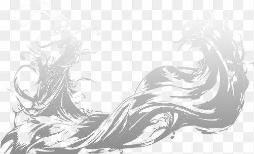 x drawing final fantasy transparent download - final fantasy x banner