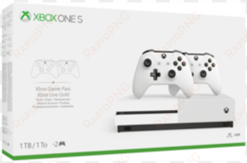 xbox one s 1tb console two controller bundle for x - xbox one s two controller bundle