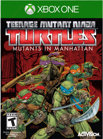 xbox one teenage mutant ninja turtles - tmnt mutants in manhattan xbox 360