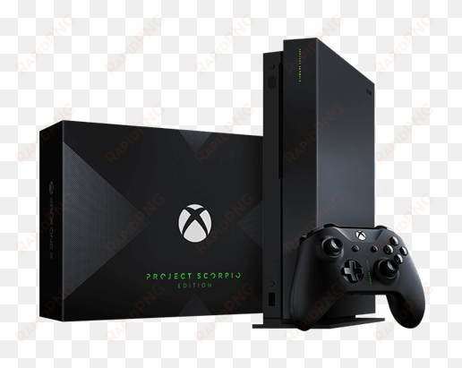 xbox one x - xbox one x project scorpio edition 1tb console - black