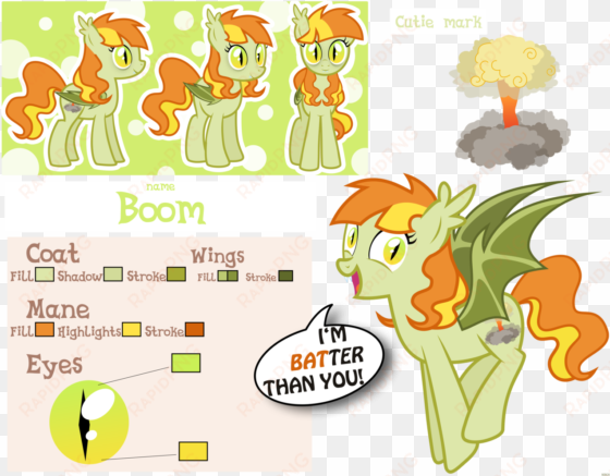 xebck, bat pony, bat pony oc, dialogue, explosion, - cartoon