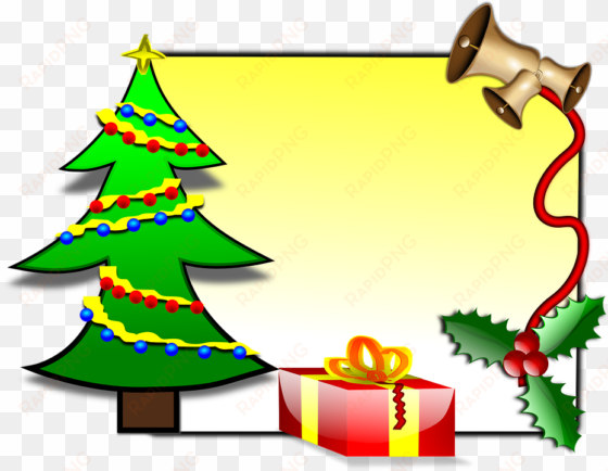 xmas banners clipart - small christmas card template