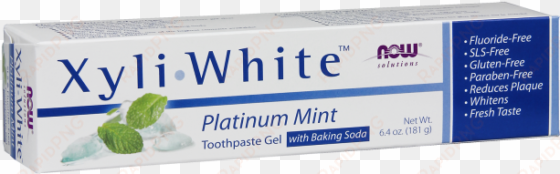 xyliwhite™ platinum mint toothpaste gel with baking - now xyliwhite baking soda toothpaste, platinum mint,