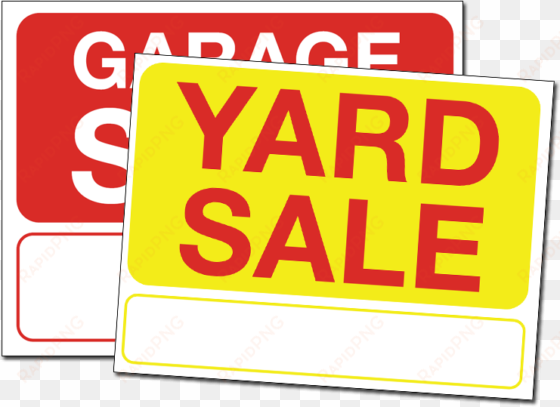 yard sale signs template