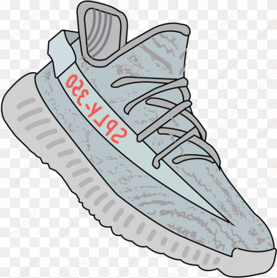 yeezy boost blue tint official images and early links - yeezy png