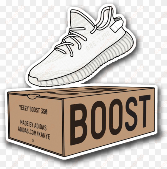 yeezy boost cream white - transparent yeezy 350 png