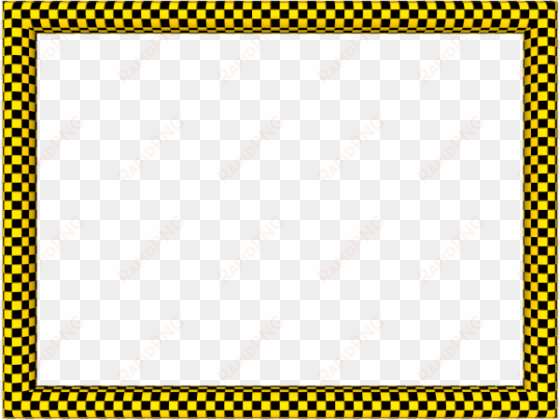 yellow black funky checker - clip art