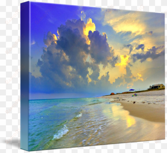 "yellow blue seascape sunset florida beach fine art" - national seashore navarre fl