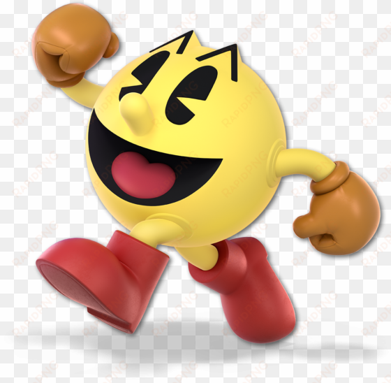 yellow cartoon product technology - super smash bros ultimate pac man