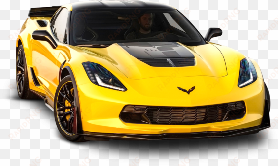 yellow chevrolet corvette z06 c7 car png image - corvette c7 png