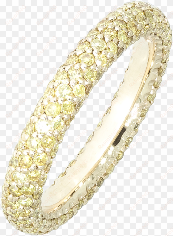 yellow diamond wedding band - shapur mozaffarian fine jewelry