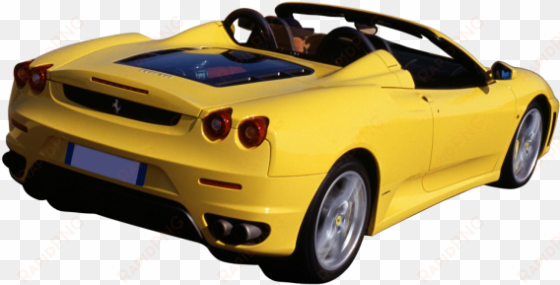 yellow ferrari png photo - ferrari f430 spider