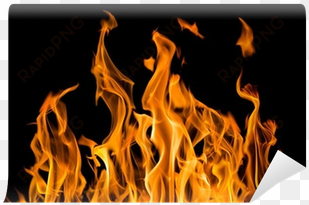 yellow fire sparks isolated on black wall mural • pixers® - von hexen, vampiren und werwölfen