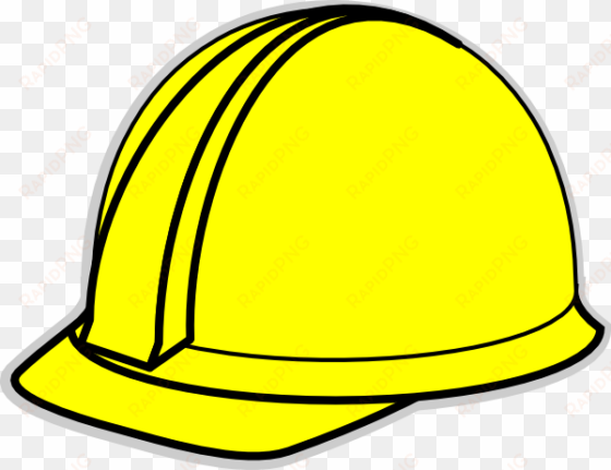 yellow hard hat clip art - construction worker hat clipart
