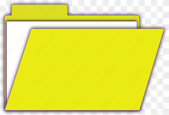 Yellow Open File Clip Art At Clker Com Vector Clip - Clip Art transparent png image