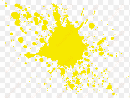 yellow paint - yellow paint splatter png