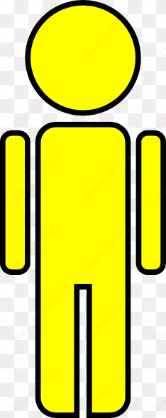 yellow person clip art