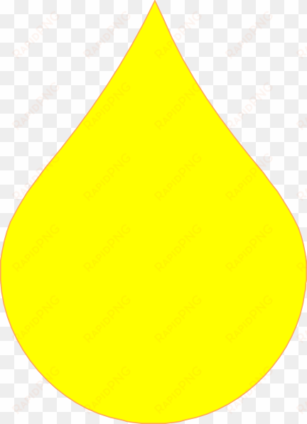Yellow Raindrop Clipart transparent png image