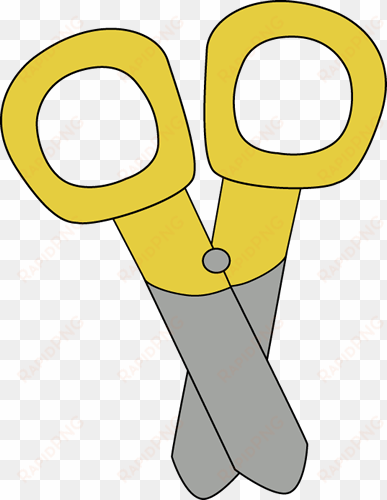 yellow scissors clip art - my cute graphics cutting