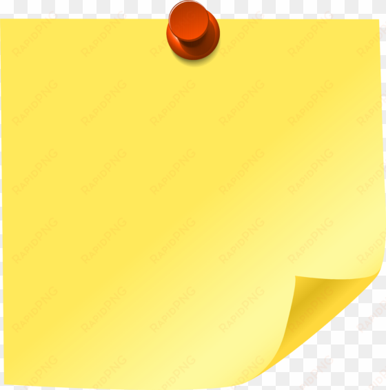 yellow sticky note png clip art - sticky note clipart png