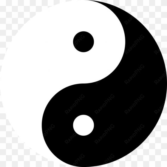 Yin And Yang, Harmony, Black, White, Balance, Yang, - Yin Yang Clip Art transparent png image