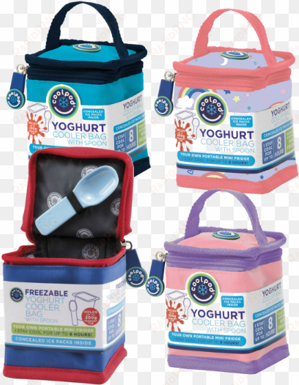 yoghurt cooler bags - coolpod yoghurt bag blue