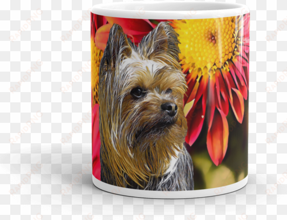 yorkie coffee mug - yorkshire terrier