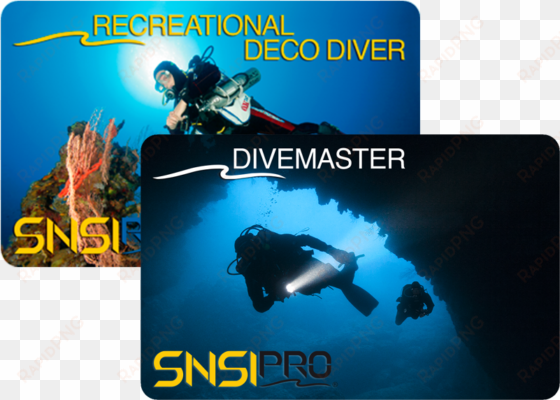 you can advance your training and become qualified - divemaster