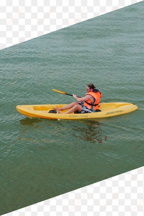 you can also see the backwaters of tiny village settlements - sea kayak