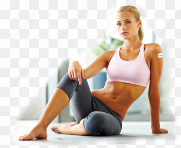 you can now share your testimonials about the mystique - fitness girl sitting