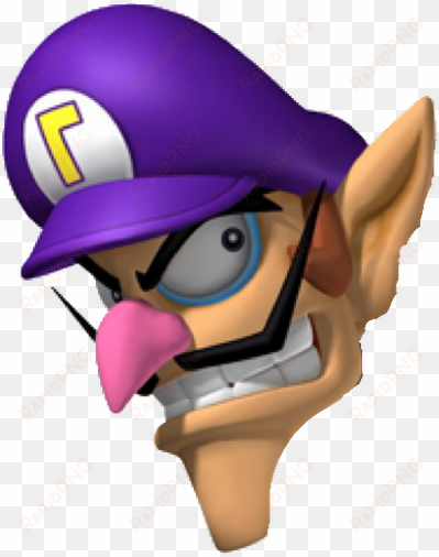 you can use this waluigi head to spread waluigi - mario bros personajes luigi