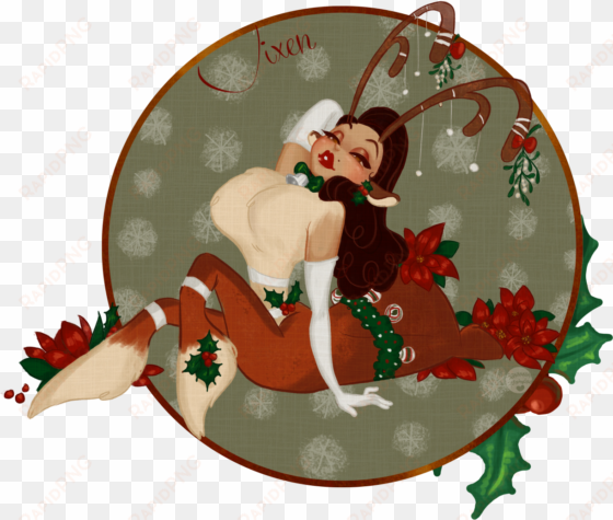 you know dasher, and dancer, and - transparent png santa's vixen