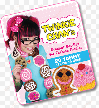 you must watch this video for twinkie chan's new book - twinkie chan's crochet goodies for fashion foodies: