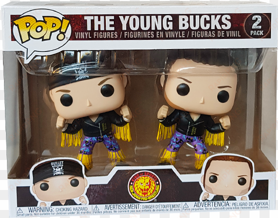 young bucks us exclusive pop vinyl figure 2-pack - young bucks hot topic