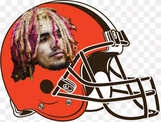 you're a football fan so you'll know how bad this is - cleveland browns helmet